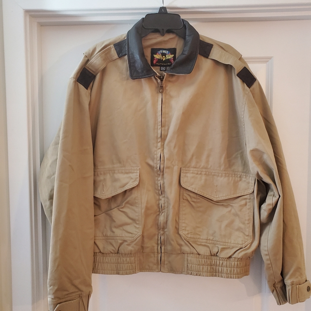 Neil Cooper USA  canvas Bomber Jacket 2XL